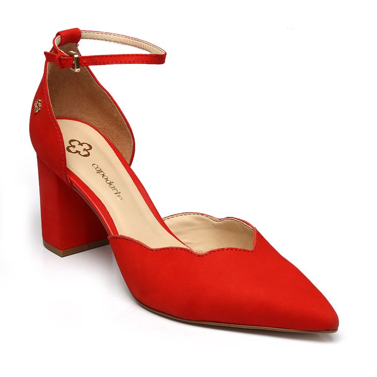 scarpin vermelho capodarte