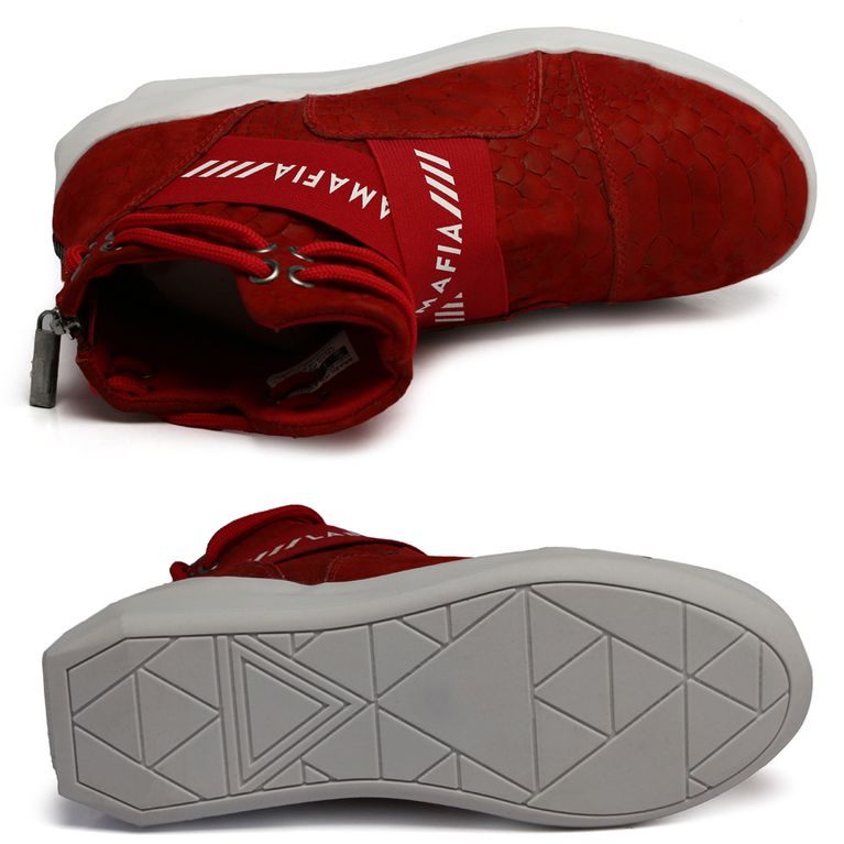tenis labellamafia vermelho