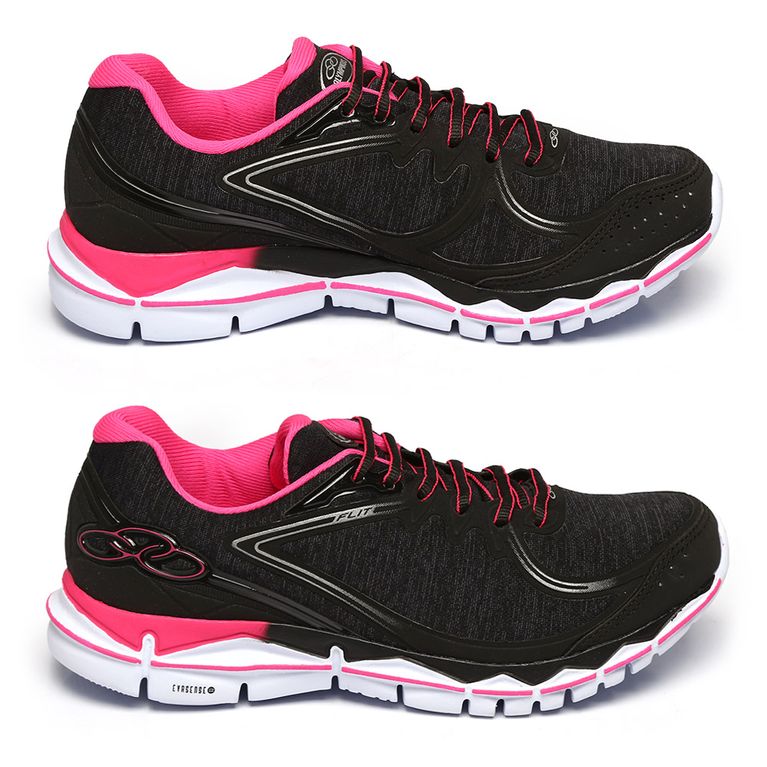 olympikus rosa e preto