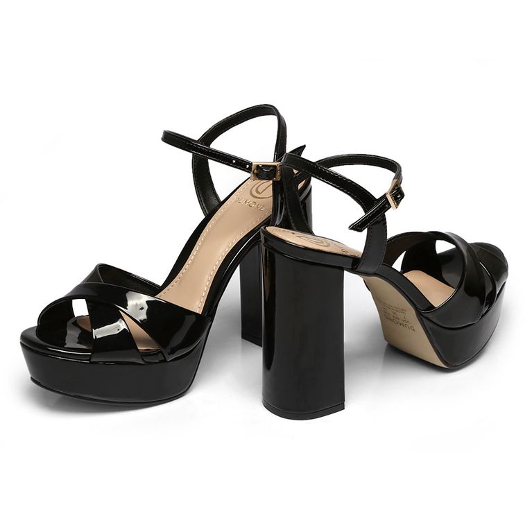 sandalia dumond preta