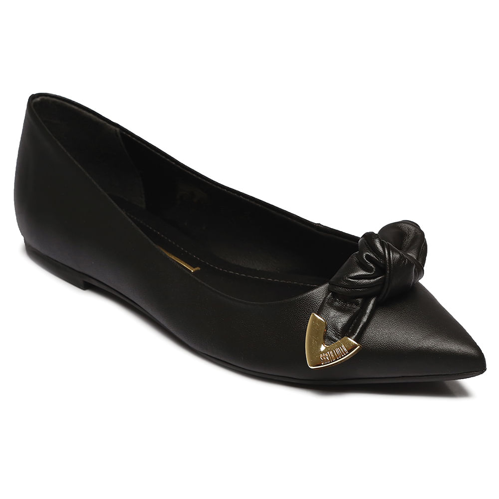 sapatilha preta e branca santa lolla