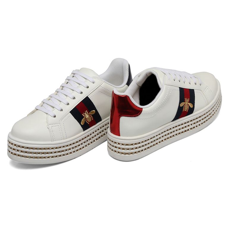 tenis branco feminino besni