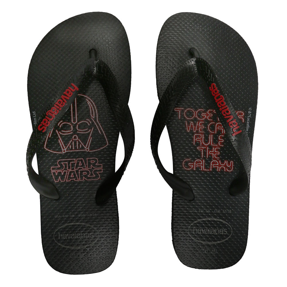 chinelo masculino havaianas star wars