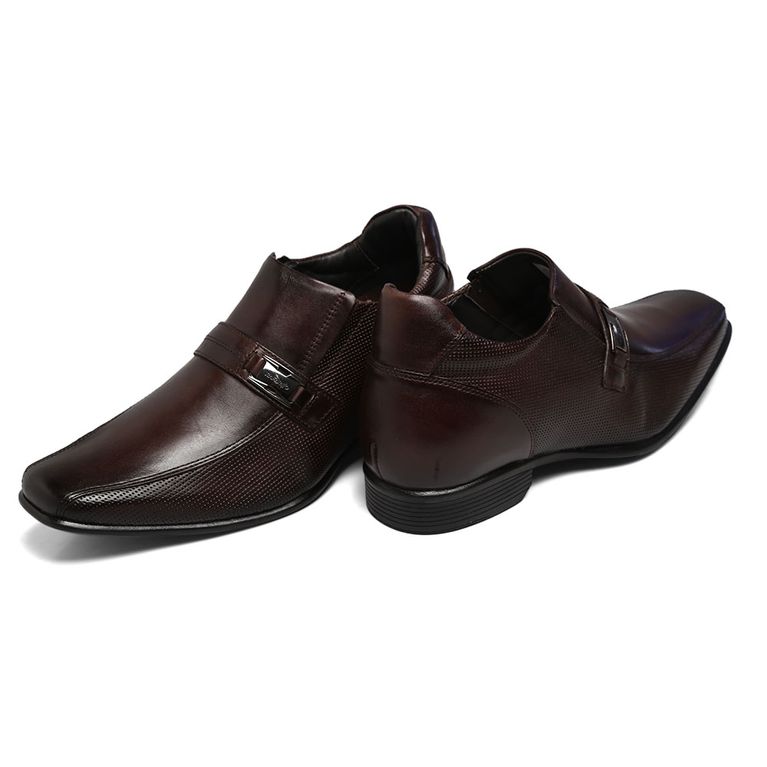 sapato couro dr shoes social pespontos café