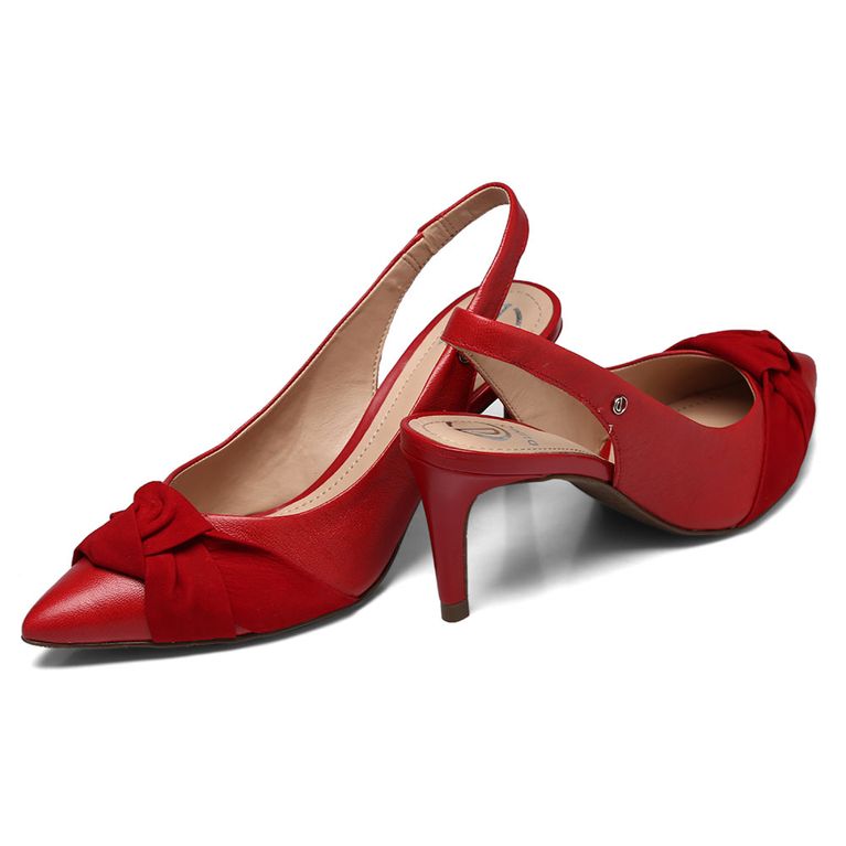 scarpin vermelho dumond