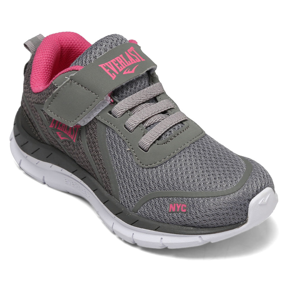 tenis infantil everlast rosa